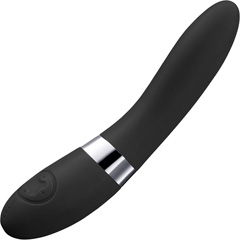 Lelo Elise 2 Waterproof Rechargeable G-Spot Silicone Vibe 8.75 Inch, Black