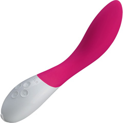 Lelo Mona 2 Waterproof Rechargeable Silicone Vibe 8.75 Inch Cerise