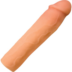 1.75 Inch Extra Length Tommy Gunn Penis Extension, 8.75 Inch, Flesh