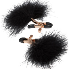 California Exotics Entice Feather Nipplettes Nipple Clamps, Gold
