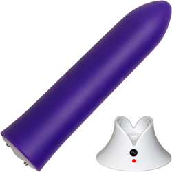 nu Sensuelle Point 20 Function Rechargeable Bullet Vibrator, 3.5 Inch, Purple