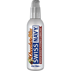 Swiss Navy Flavored Water Based Lubricant, 4 fl.oz (118 mL), Chocolate Bliss