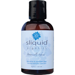 Sliquid Organics Natural Glycerin Free Intimate Lubricant, 4.2 fl.oz (125 mL)