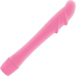 Adam and Eve Silky Slim Personal Vibrator, 7 Inch, Pink