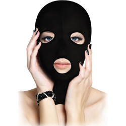 Ouch! Subversion 3 Hole Hood Mask, One Size, Black