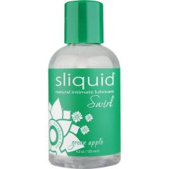 Sliquid Swirl Natural Intimate Glide, 4.2 fl.oz (125 mL), Green Apple