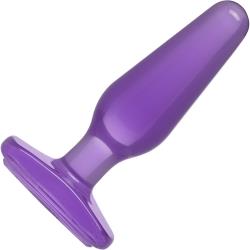 Crystal Jellies Butt Plug, 5.5 Inch, Purple