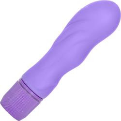 CalExotics First Time Silicone Wave Vibe, 4 Inch, Purple