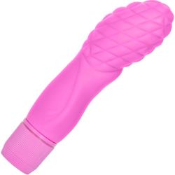 CalExotics First Time Silicone G Vibe Massager, 4.5 Inch, Pink
