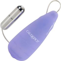 CalExotics First Time Silver Teaser Intimate Bullet Vibrator, 2.25 Inch, Purple