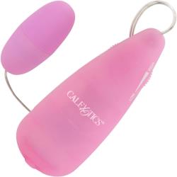 CalExotics First Time Silver Teaser Intimate Bullet Vibrator, 2.25 Inch, Pink