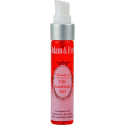 Adam and Eve Flavored Clit Sensitizer Gel, 1 fl.oz (30 mL), Strawberry