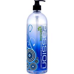 Passion Natural Water-Based Personal Lubricant, 34 fl.oz (1000 mL)