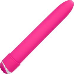 CalExotics Classic Chic 7 Function Waterproof Straight Vibrator, 7 Inch, Pink