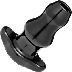 Perfect Fit Double Tunnel Plug, 4.5 Inch, Black