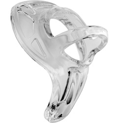 Perfect Fit Armour Tug Cock Ring, 1.75 Inch, Clear