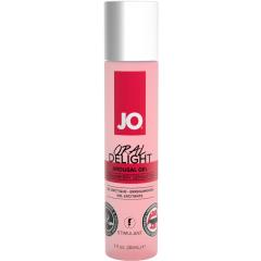 JO Oral Delight Flavored Arousal Gel, 1 fl.oz (30 mL), Strawberry Sensation