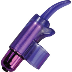 Tingling Tongue Massager - Finger Vibrator, 3.75 Inch, Purple