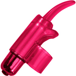 Tingling Tongue Massager - Finger Vibrator, 3.75 Inch, Pink