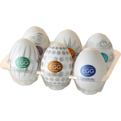 Tenga Egg Variety 2 Silicone Male Masturbators, Pack of 6