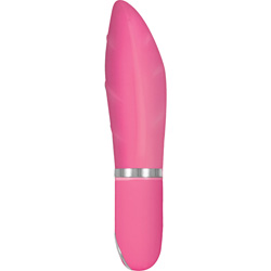 Nasstoys Perfection Ribbed Silicone Vibrator, 5.25 Inch, Pink