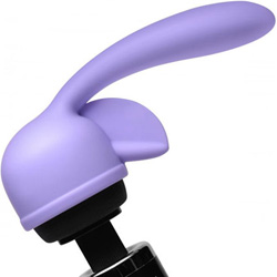 Wand Essentials Fluttering Kiss Dual Stimulation Attachment, Purple