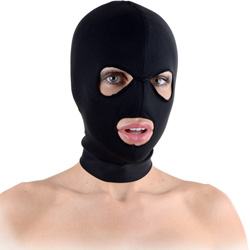 Master Series Spandex Hood with Mouth and Eye Opening, Black