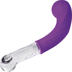 Key by Jopen Comet Premium Silicone G Spot Wand, 7.5 Inch, Lavender