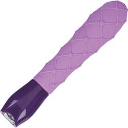 Key by Jopen Ceres Lace Premium Silicone Vibrator, 7.5 Inch, Lavender