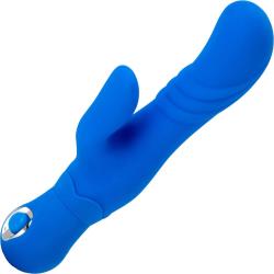 CalExotics Posh Silicone Thumper G Vibrator, 6.5 Inch, Blue