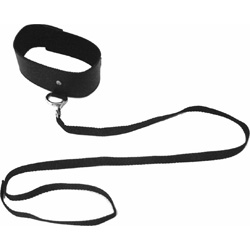 Sex and Mischief S&M Leash and Collar, Black