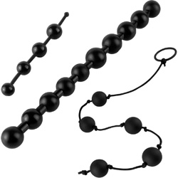 Anal Fantasy Collection Beginners Bead Kit, Black