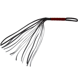 Sex and Mischief S&M Mahogany Flogger, 30 Inch