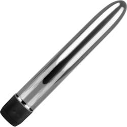 COLT by CalExotics Multispeed Metal Vibrator, 6.25 Inch, Silver