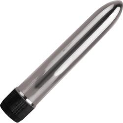 COLT Metal Rod Smooth Multispeed Vibrator, 7 Inch, Silver