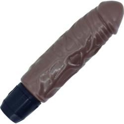 Golden Triangle Pearl Sheen Peter Vibrator, 5.75 Inch, Brown