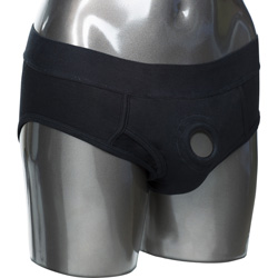 Packer Gear Brief Harness, Medium/Large, Black