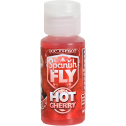 Doc Johnson Spanish Fly Liquid Sex Drops, 1 fl.oz (30 mL), Hot Cherry