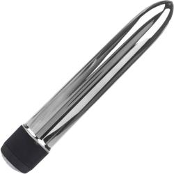 CalExotics Precious Metal Gems Vibrator, 6.75 Inch, Silver