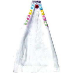 Bachelorette Party Light-Up Party Veil Flashing Penis