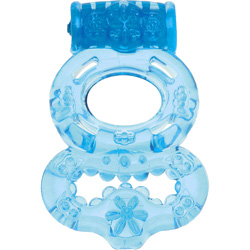 Shots Toys Super Enjoyable Vibrating Ring, Blue