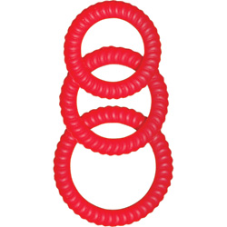 Ram Ultra Cocksweller Silicone Cockring, Red
