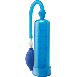 Pump Worx Silicone Power Pump, 7.5 Inch by 2 Inch, Blue