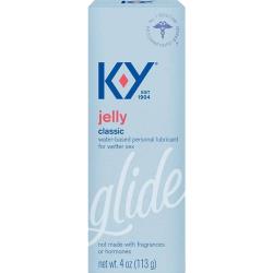 K-Y Jelly Personal Water Based Lubricant, 4 ounce (113 g) Tube