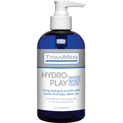 TitanMen Hydro Play Water Based Glide, 8 fl.oz (237 mL)