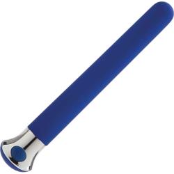 CalExotics 10 Function Risque Slim Intimate Vibrator, 5.5 Inch, Blue