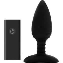 Nexus Ace Wireless Remote USB Rechargeable Butt Plug, 5.5 Inch, Black