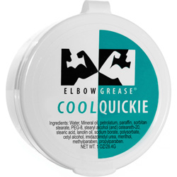Elbow Grease Cool Quickie Cream Personal Lube, 1 oz (28.4 g) Jar