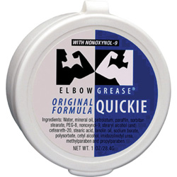 Elbow Grease Original Cream Personal Lubricant, 1 oz (28.4 g) Jar