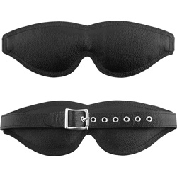 Rouge Padded Blindfold Large Mask, Black